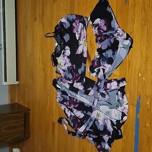 3 piece intimate set tank panties and robe